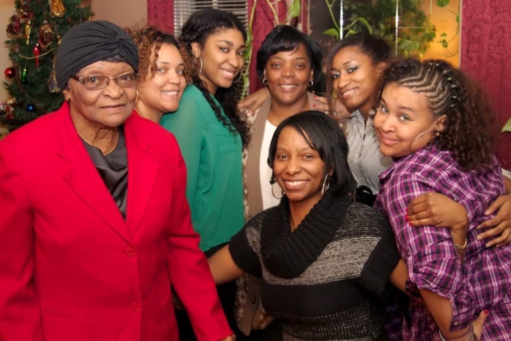 Alice and some of her granddaughters