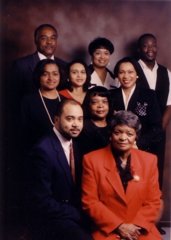 Franks family--Joe, Frances, Terry, Sandra, Debra, Phyllis, Ray, Shirley, and Alice