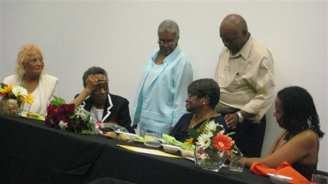 Recognition Dinner: Clora, Dorothy, Shirley, Alice, Joe, and Lateesa